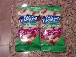 Blue Diamond Whole Natural Almonds 100 Calorie Packs