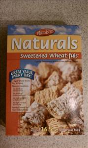 Malt-O-Meal Mom's Best Naturals Sweetened Wheat-Fuls Lightly Sweetened Whole Grain Wheat Cereal