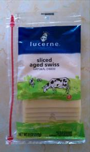 Lucerne Aged Swiss Cheese Sliced