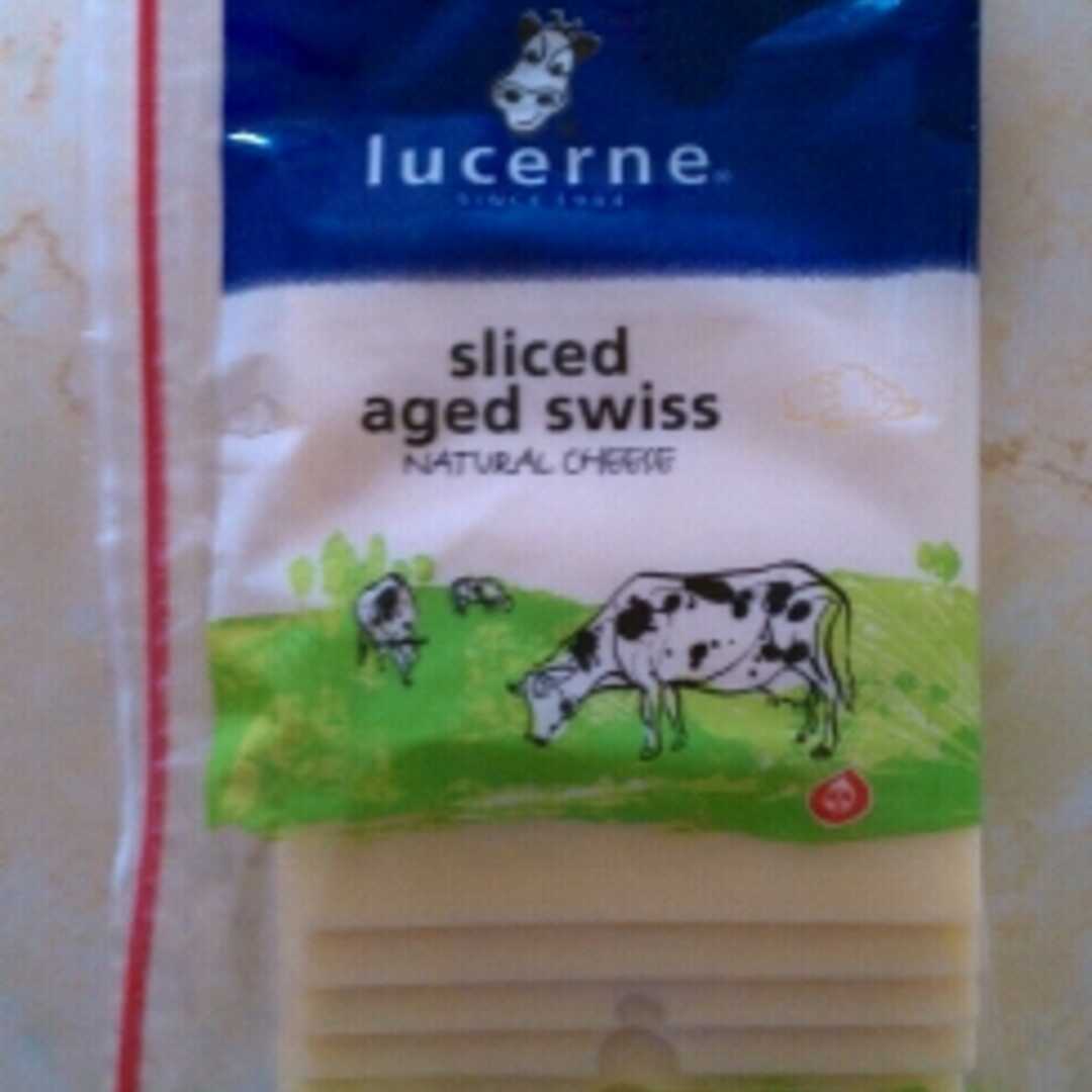 Lucerne Aged Swiss Cheese Sliced