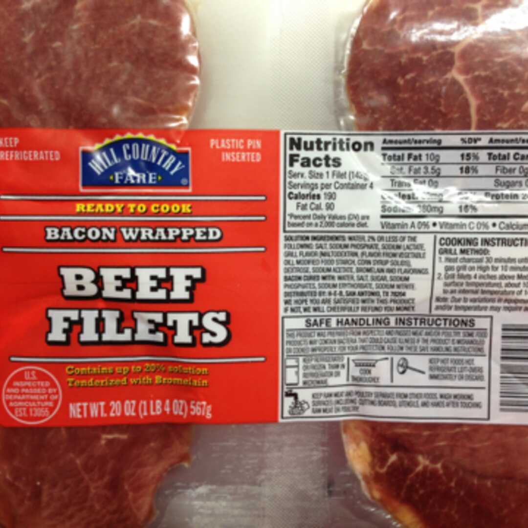 Hill Country Fare Bacon Wrapped Beef Fillets