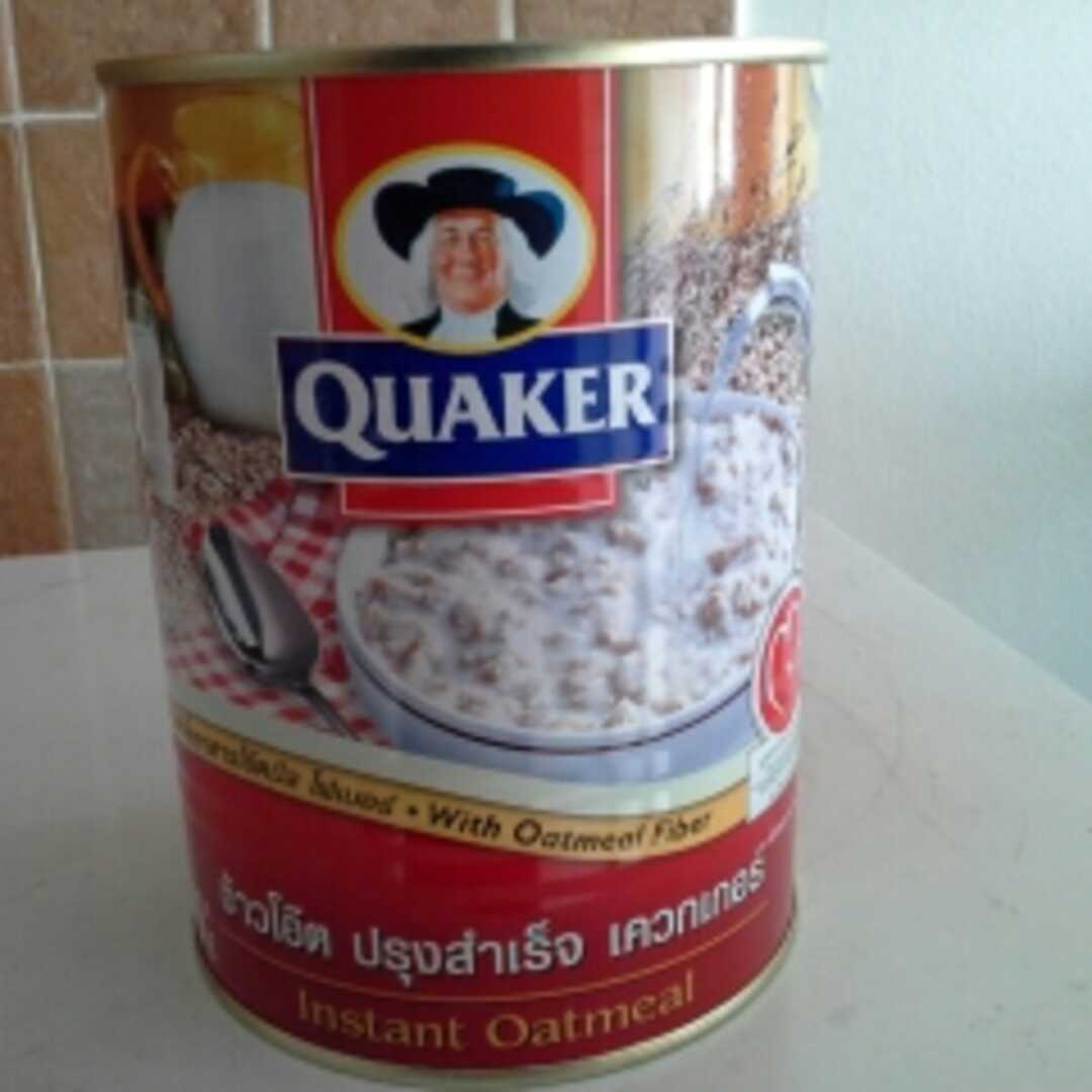 Quick or Instant Oatmeal made with Milk (Fat Not Added in Cooking)