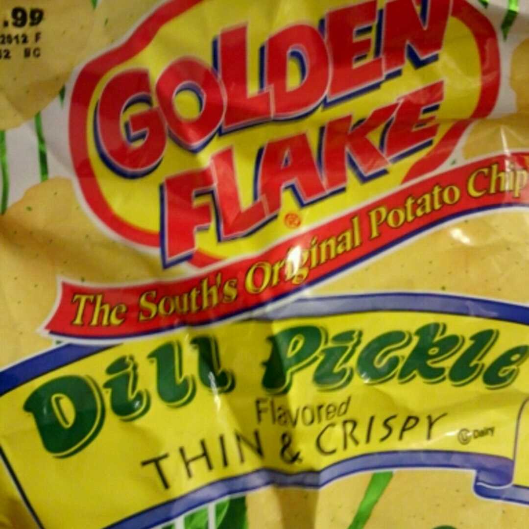 Golden Flake Thin & Crispy Dill Pickle Potato Chips