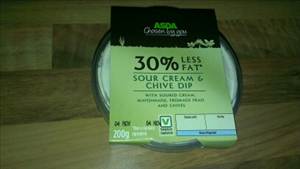 Asda Chosen By You 30% Less Fat Sour Cream & Chive Dip