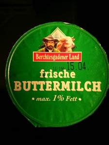 Berchtesgadener Land Frische Buttermilch