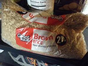 Great Value Brown Rice Natural Whole Grain Rice