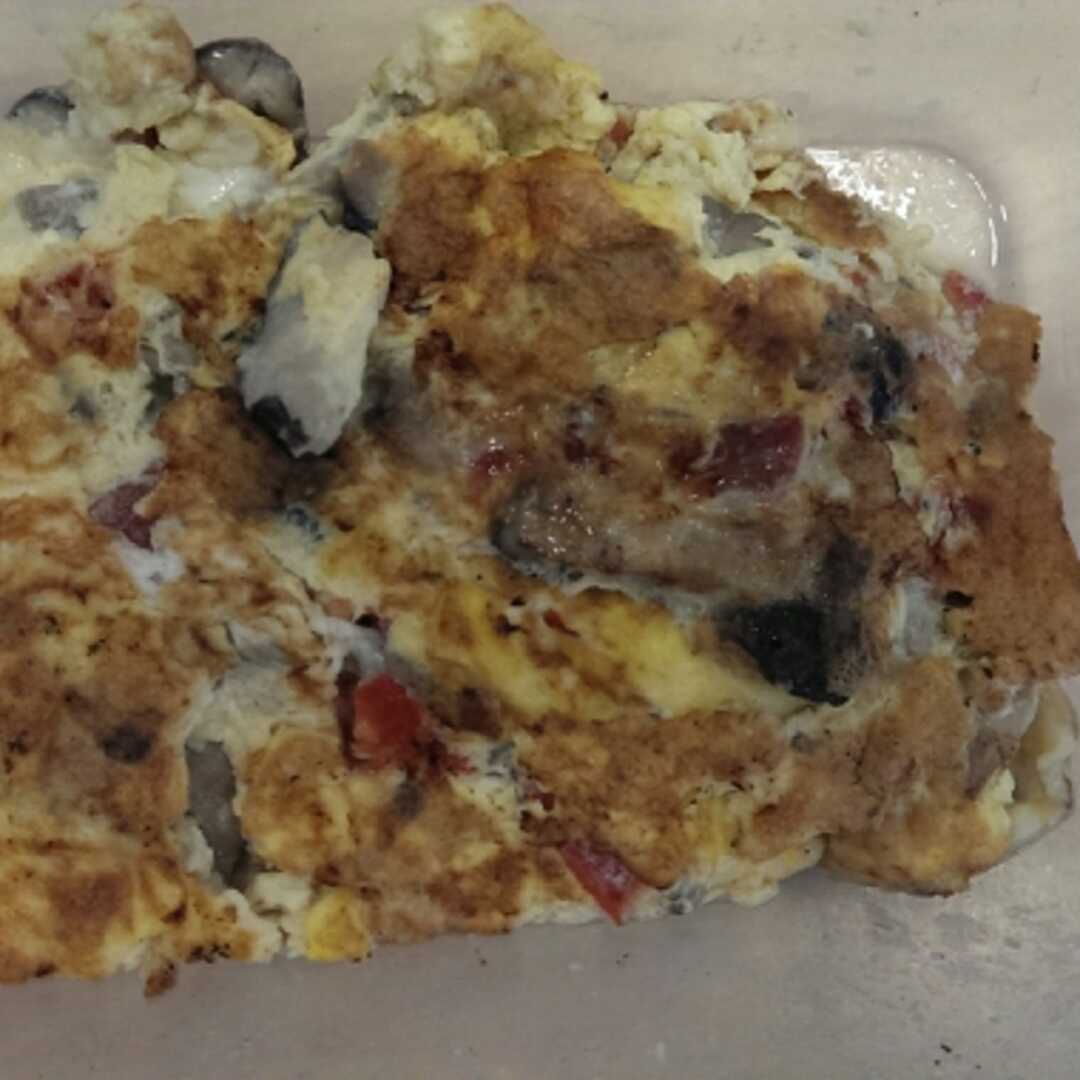 Egg Omelet or Scrambled Egg with Mushrooms