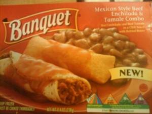 Banquet Beef Enchilada Tamale Combo Meal