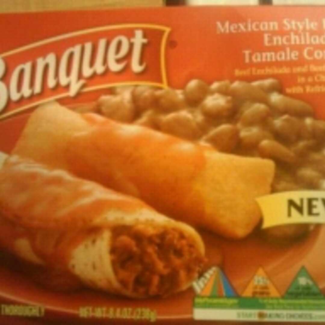 Banquet Beef Enchilada Tamale Combo Meal