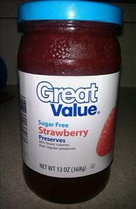 Great Value Sugar Free Strawberry Preserves