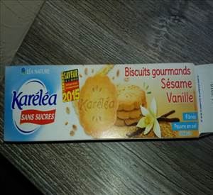 Karéléa Biscuits Gourmands Sésame Vanille