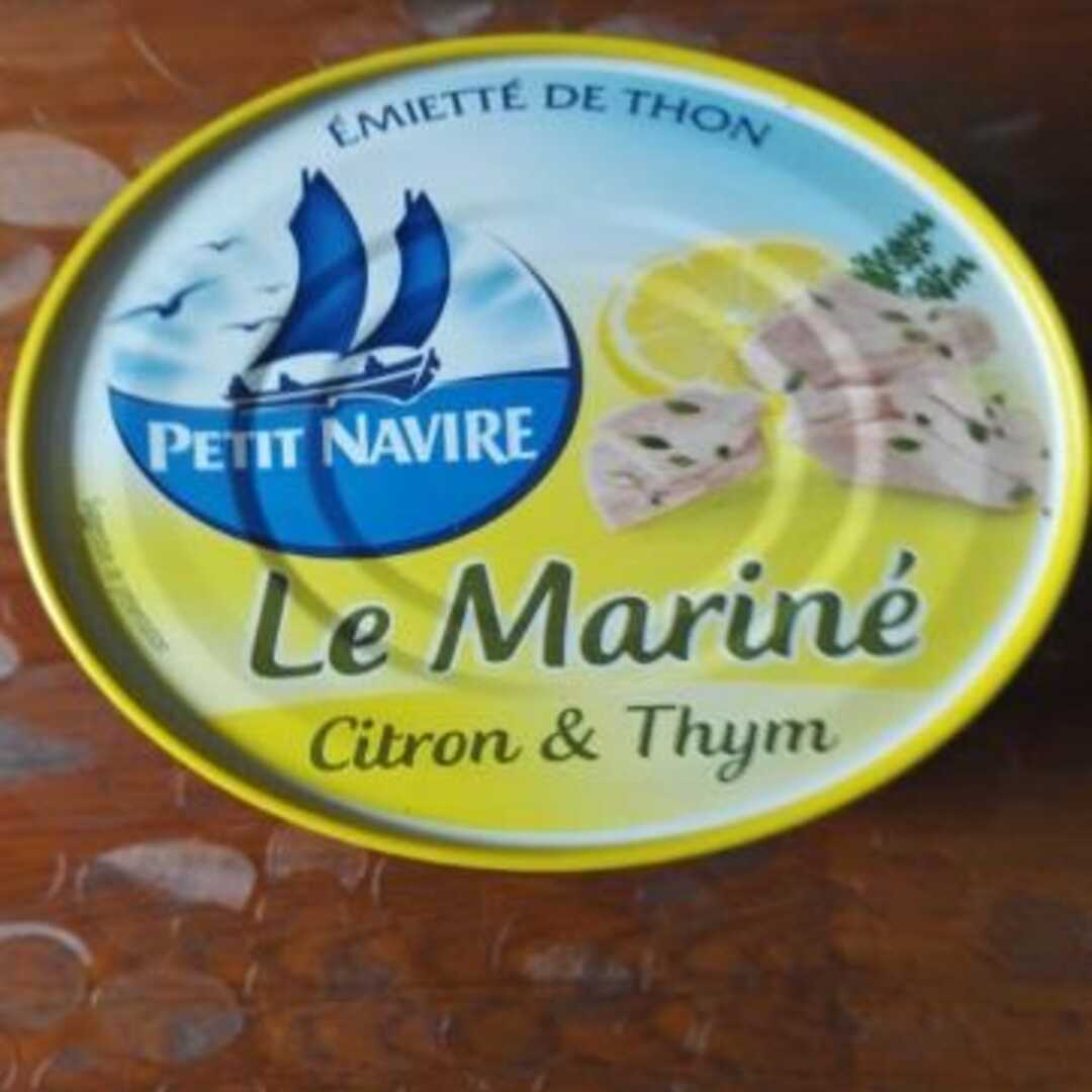 Petit Navire Le Mariné Citron et Thym