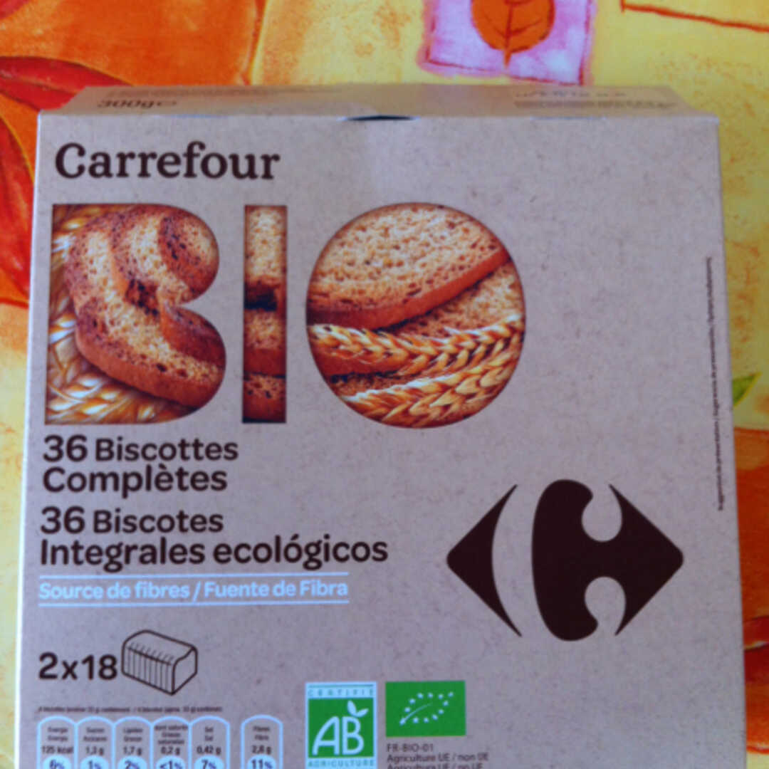 Carrefour Bio Biscottes Complètes