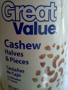 Great Value Cashew Halves & Pieces