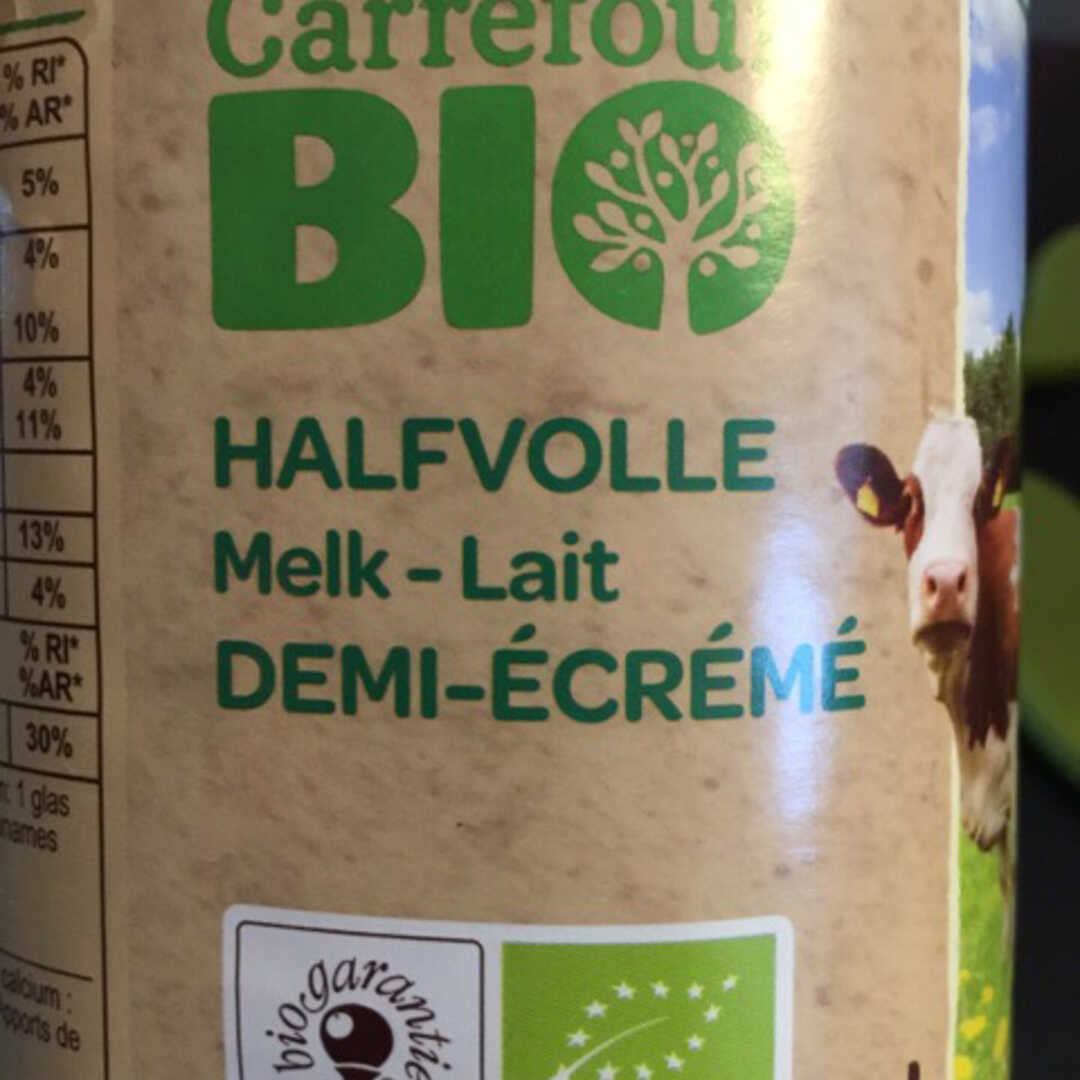 Carrefour Bio Lait Demi-Écrémé
