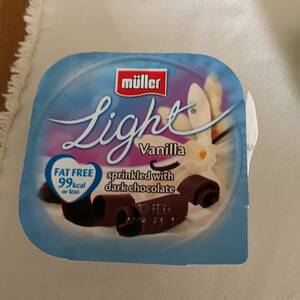 Muller Light Vanilla Sprinkled with Dark Chocolate