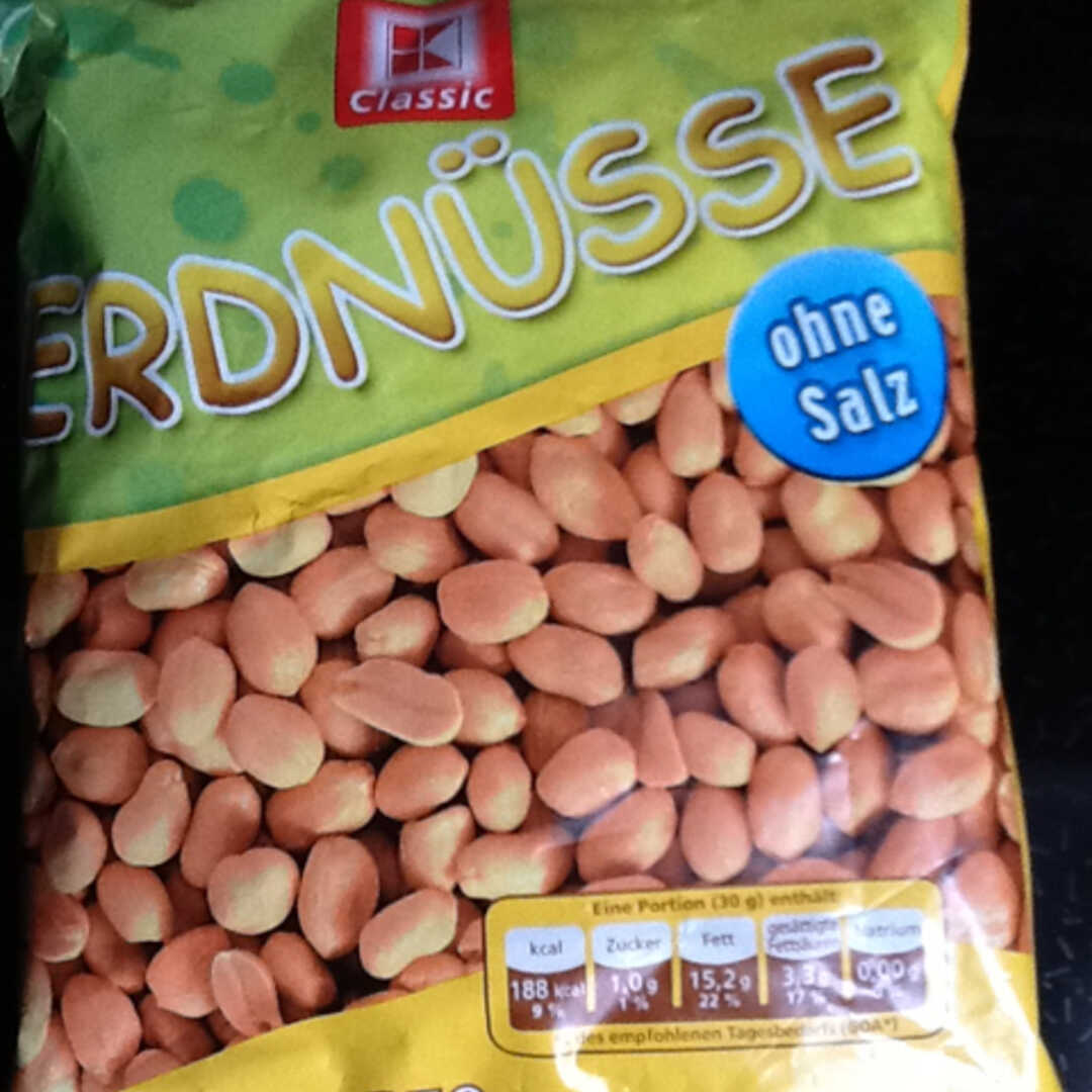 Trocken Geröstete Erdnüsse (Ungesalzen)