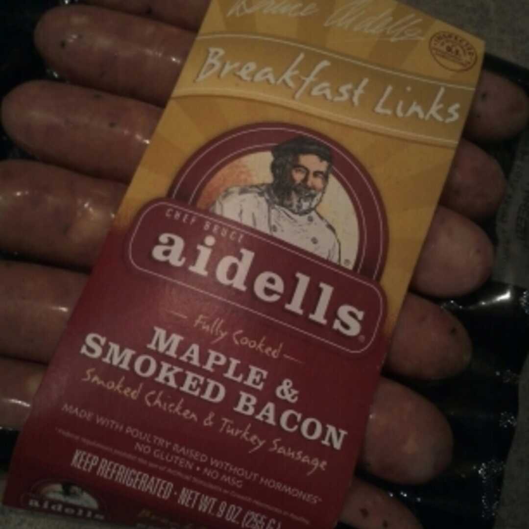 Aidells Maple & Smoked Bacon Breakfast Links Sausage