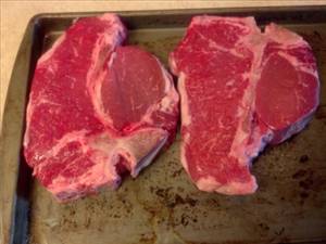 Beef Porterhouse Steak (Trimmed to 1/8" Fat, Select Grade)