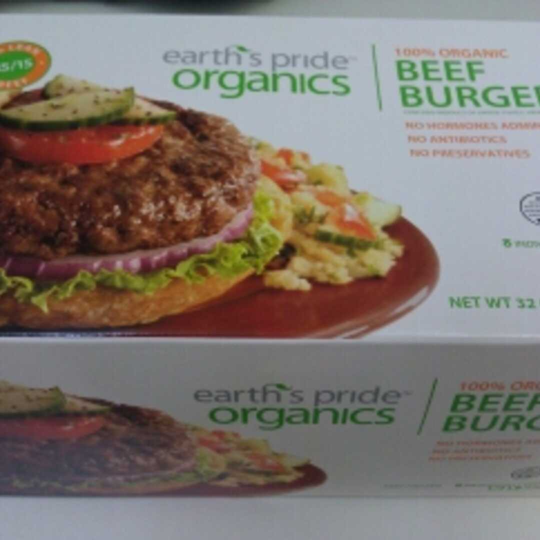 Earth's Pride Organics Beef Burger