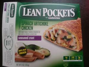 Lean Pockets Spinach Artichoke Chicken