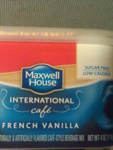 Maxwell House International Cafe Sugarfree French Vanilla