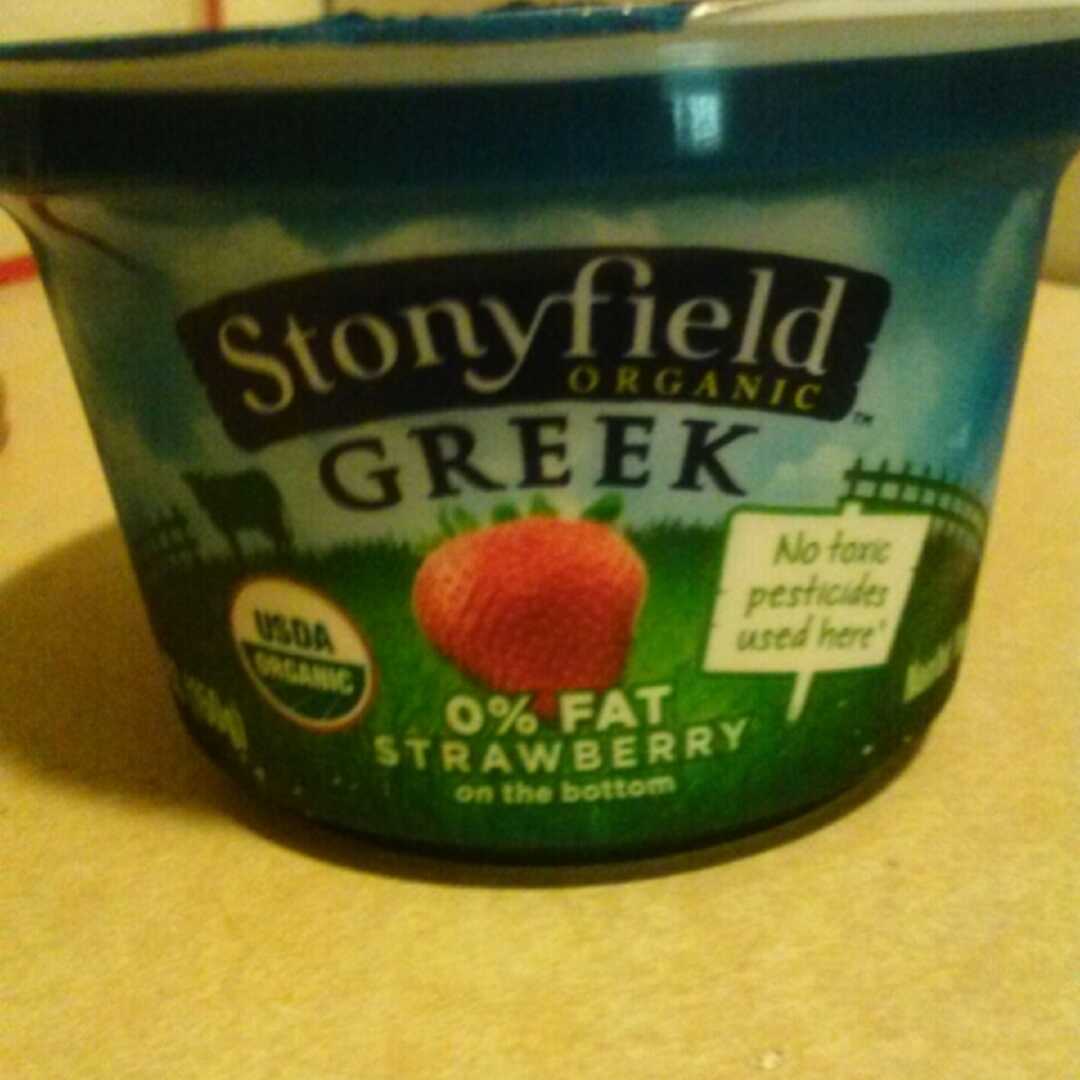 Stonyfield Farm Organic 0% Fat Strawberry Yogurt