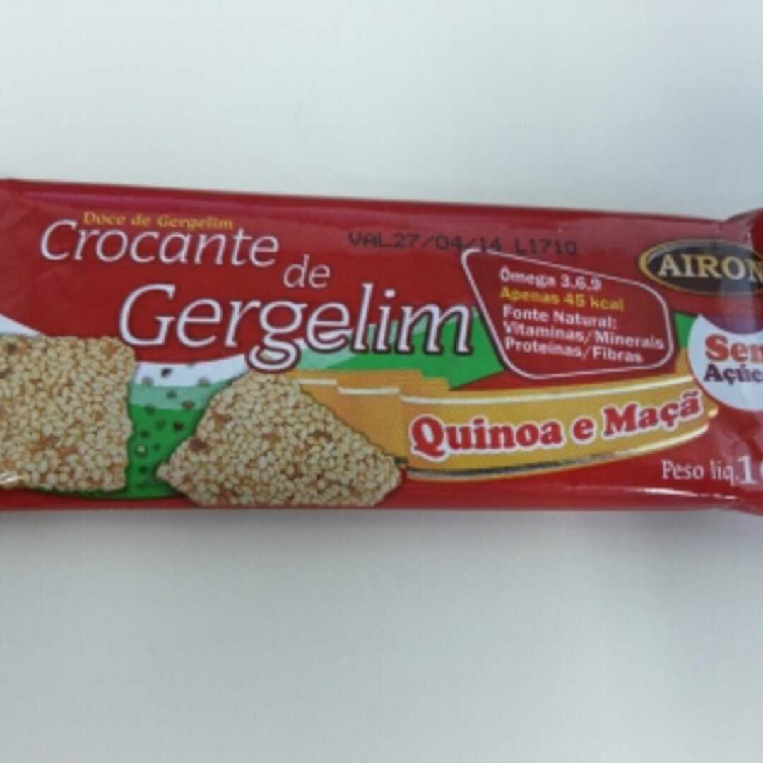 Airon Crocante de Gergelim Quinoa e Maçã