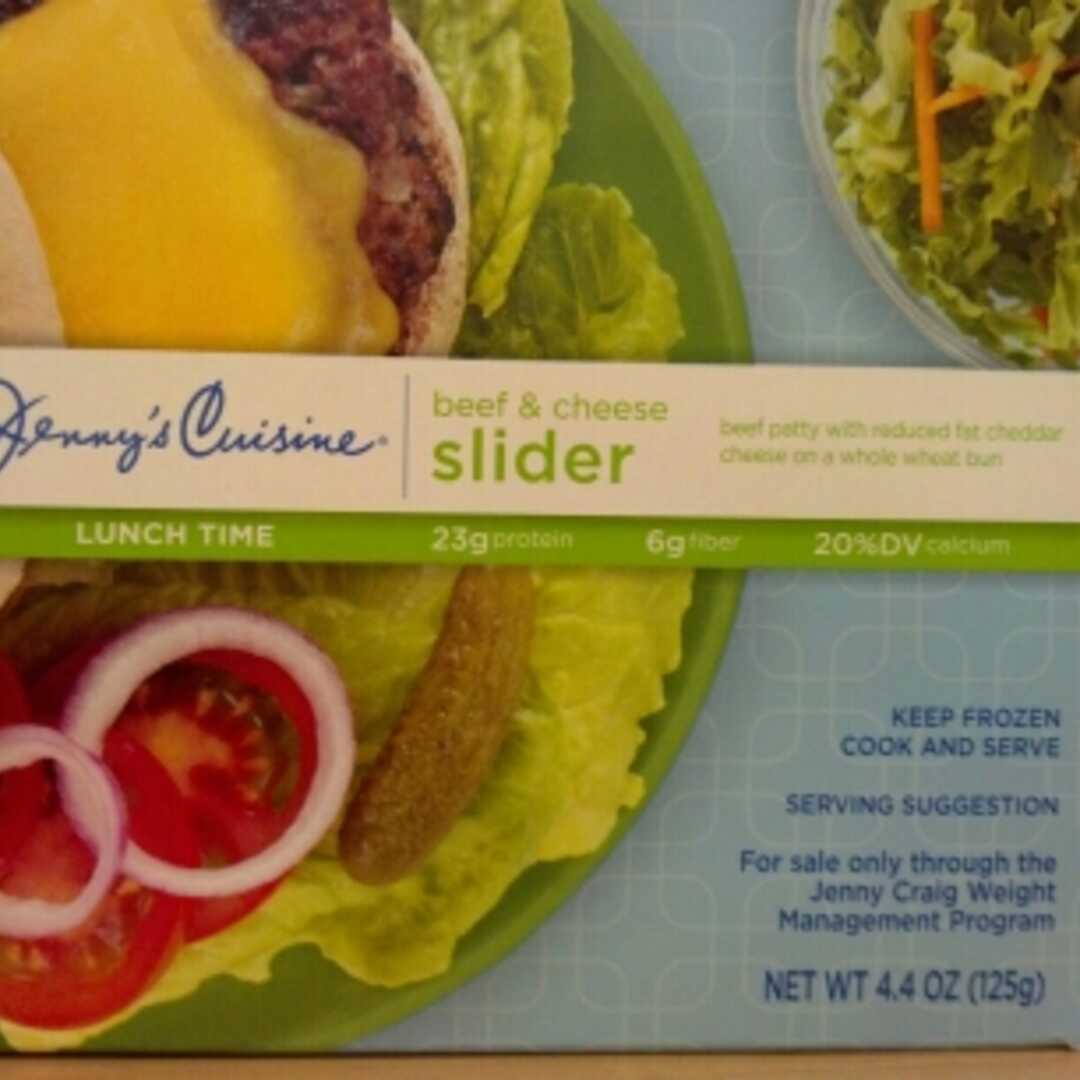 Jenny Craig Beef & Cheese Slider