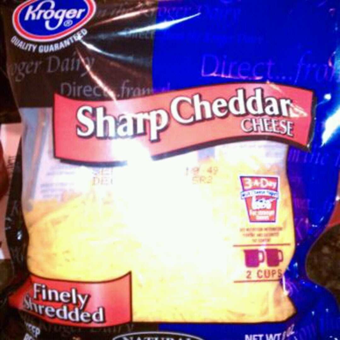 Kroger Finely Shredded Sharp Cheddar Cheese