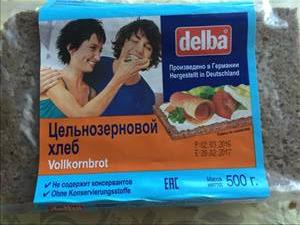 Delba Цельнозерновой Хлеб Vollkornbrot