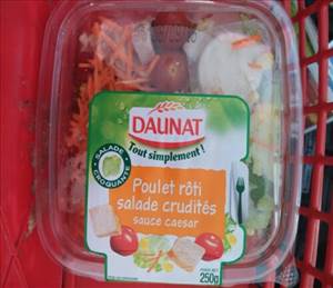 Daunat Salade Poulet Rôti Salade Crudités Sauce Caesar