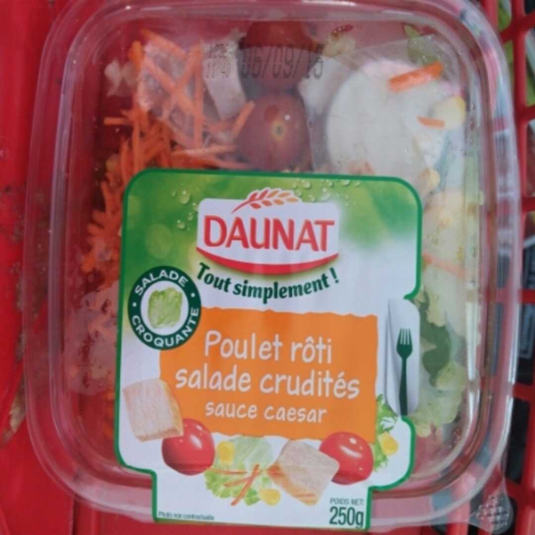 Daunat Salade Poulet Rôti Salade Crudités Sauce Caesar