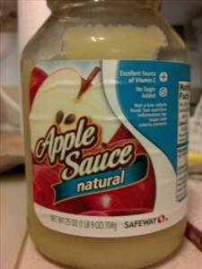 Safeway Apple Sauce Natural