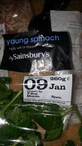 Sainsbury's Young Spinach