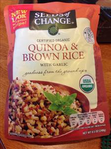 Seeds of Change Quinoa & Whole Grain Brown Rice with Garlic (153g)