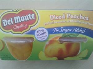 Del Monte Diced Peaches No Sugar Added