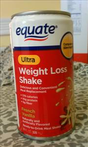 Equate Ultra Weight Loss Shake - French Vanilla