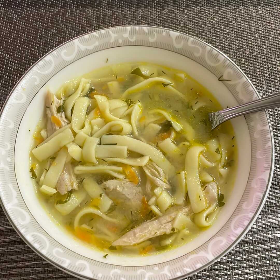 Готовим куриный суп 