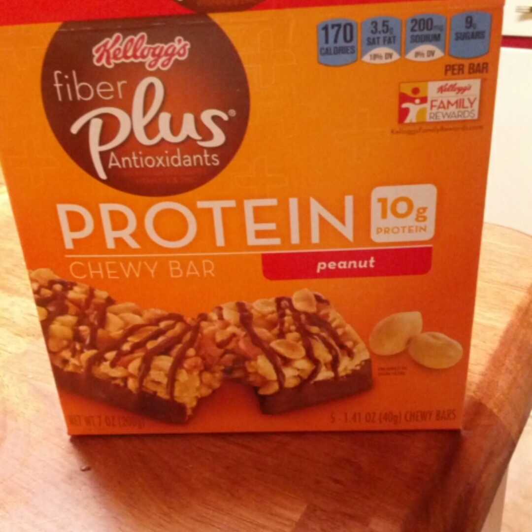 Kellogg's FiberPlus Antioxidants Protein Chewy Bars - Peanut