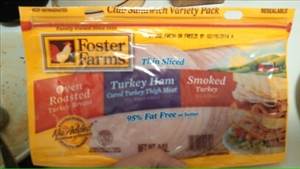 Foster Farms Thin Sliced Turkey Breast Variety Pack