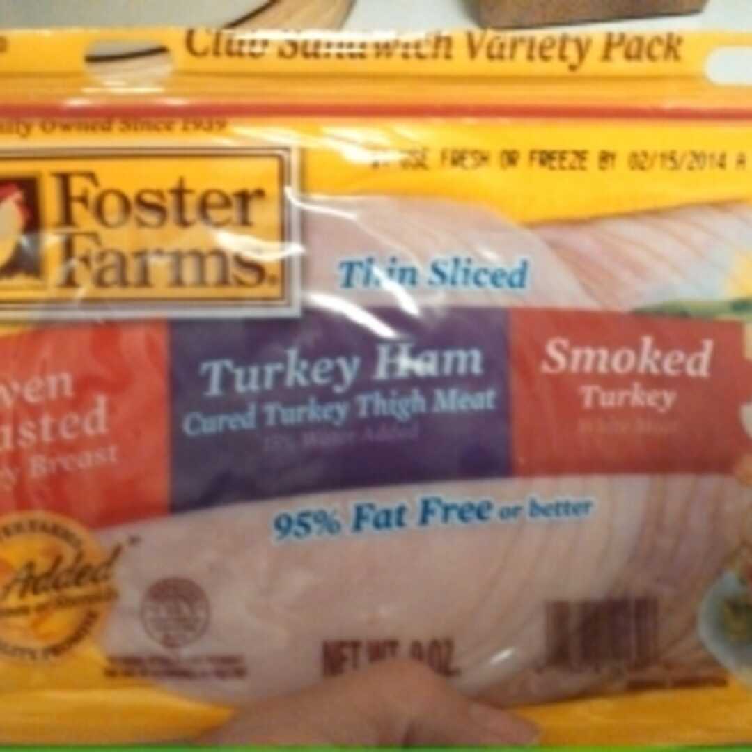 Foster Farms Thin Sliced Turkey Breast Variety Pack