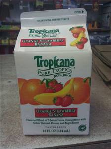 Tropicana Orange Strawberry Banana 100% Juice