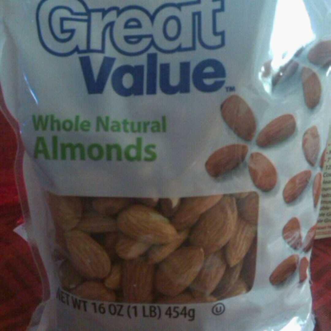 Great Value Whole Natural Almonds