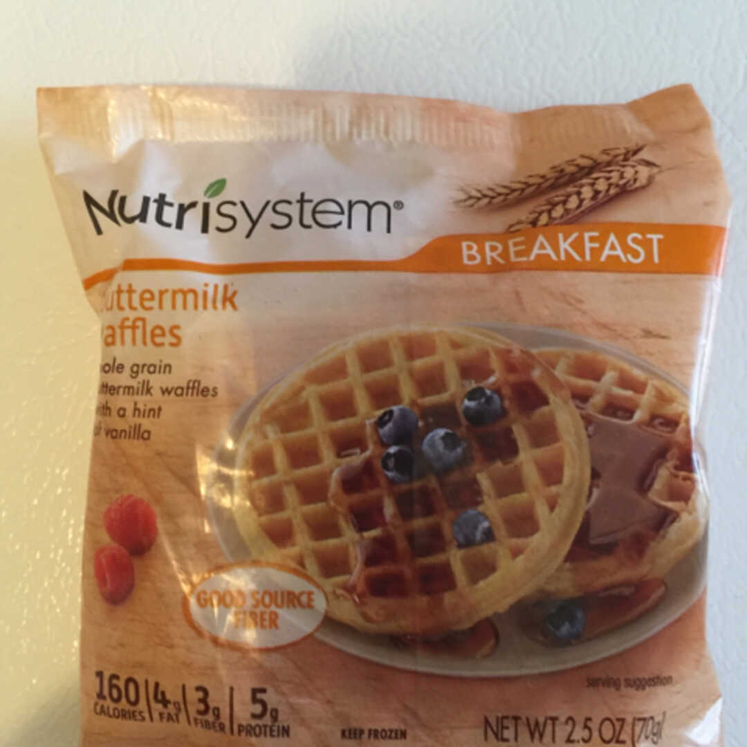 NutriSystem Buttermilk Waffles