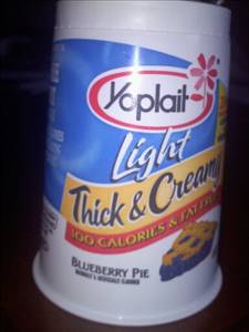 Yoplait Light Thick & Creamy Yogurt - Blueberry Pie