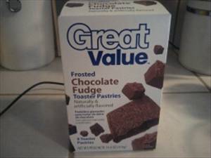Great Value Frosted Toaster Pastries - Chocolate Fudge