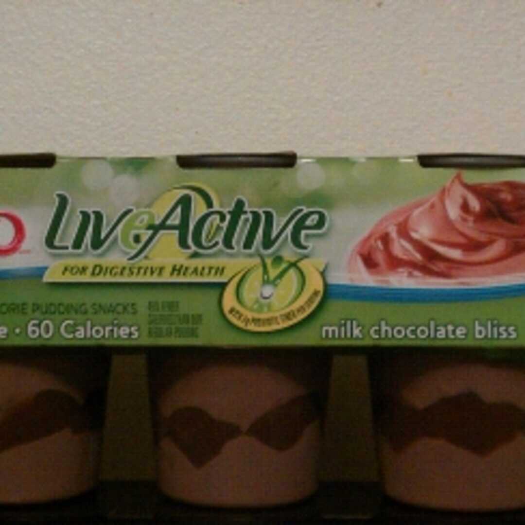Jell-O Live Active Sugar Free Milk Chocolate Bliss Pudding Snack