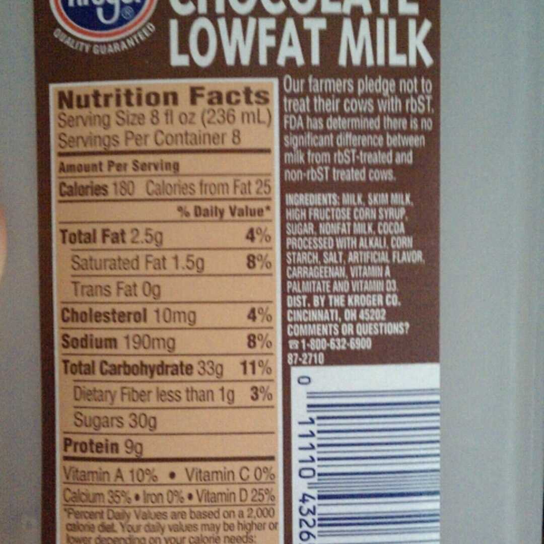 Kroger Low Fat Chocolate Milk