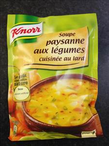 Knorr Soupe Paysanne aux Légumes Cuisinée au Lard